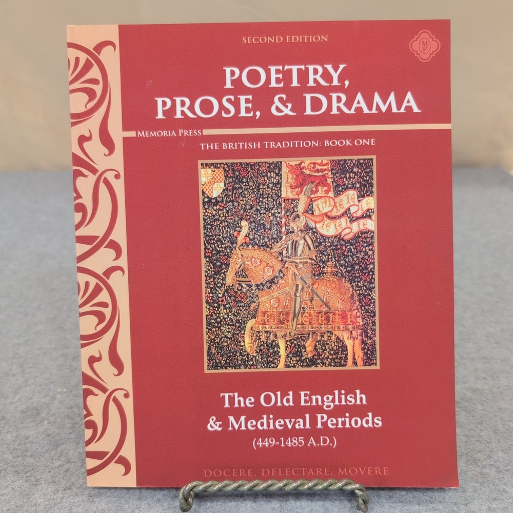 Memoria Press Poetry Prose & Drama The Old English & Medieval Periods Book 1 - Picture 1 of 4